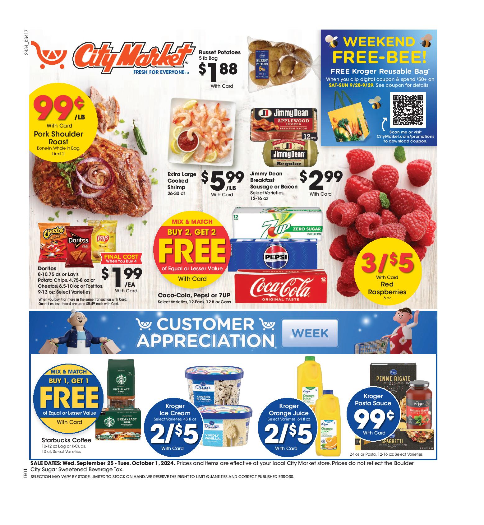 City Market Weekly Ad 9 25 24 - Page 1