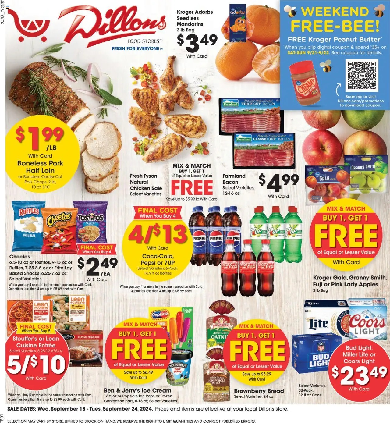 Dillons Weekly Ad 9 18 24 - Page 1