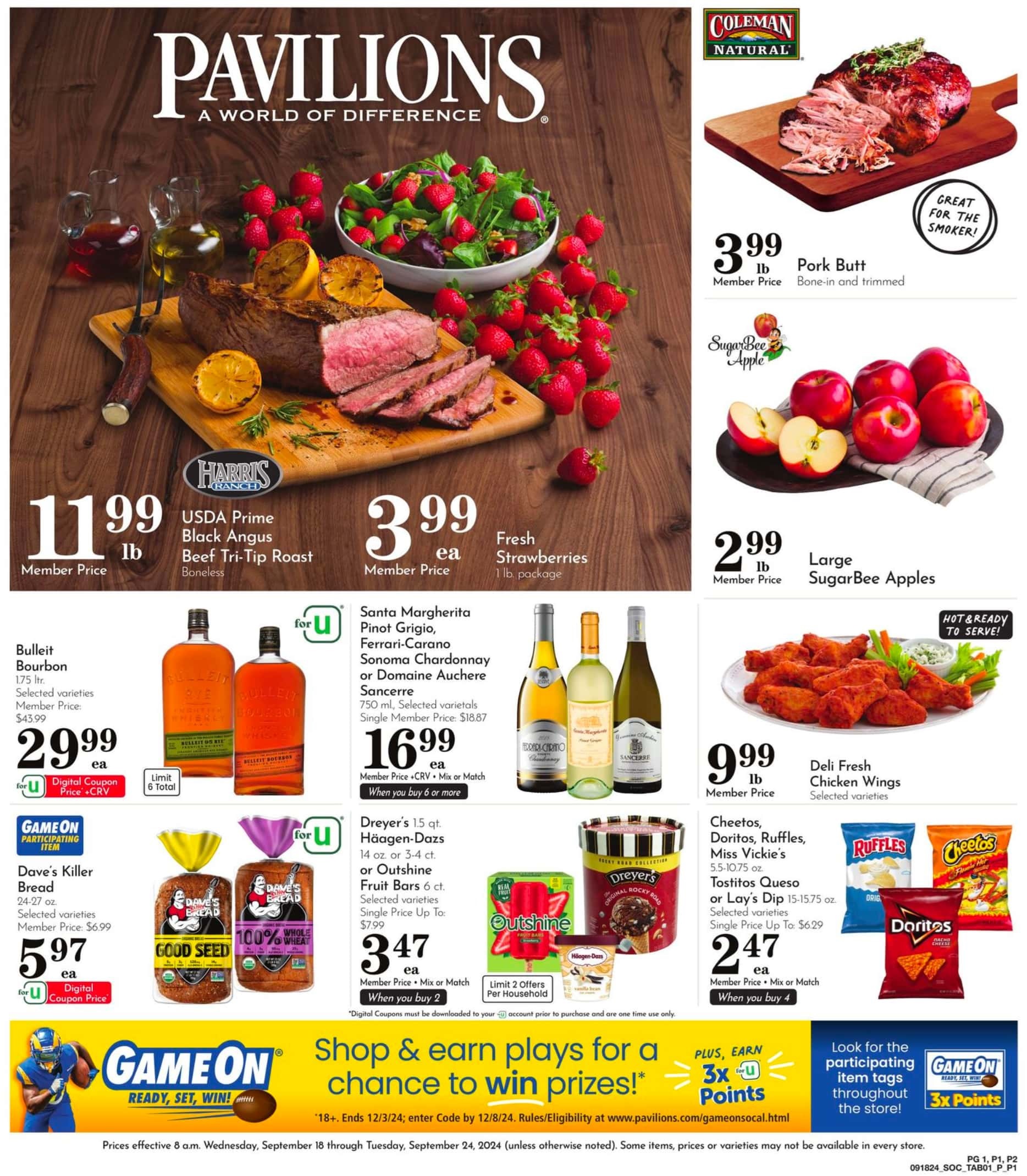 Pavilions Weekly Ad 9 18 24 - Page 1