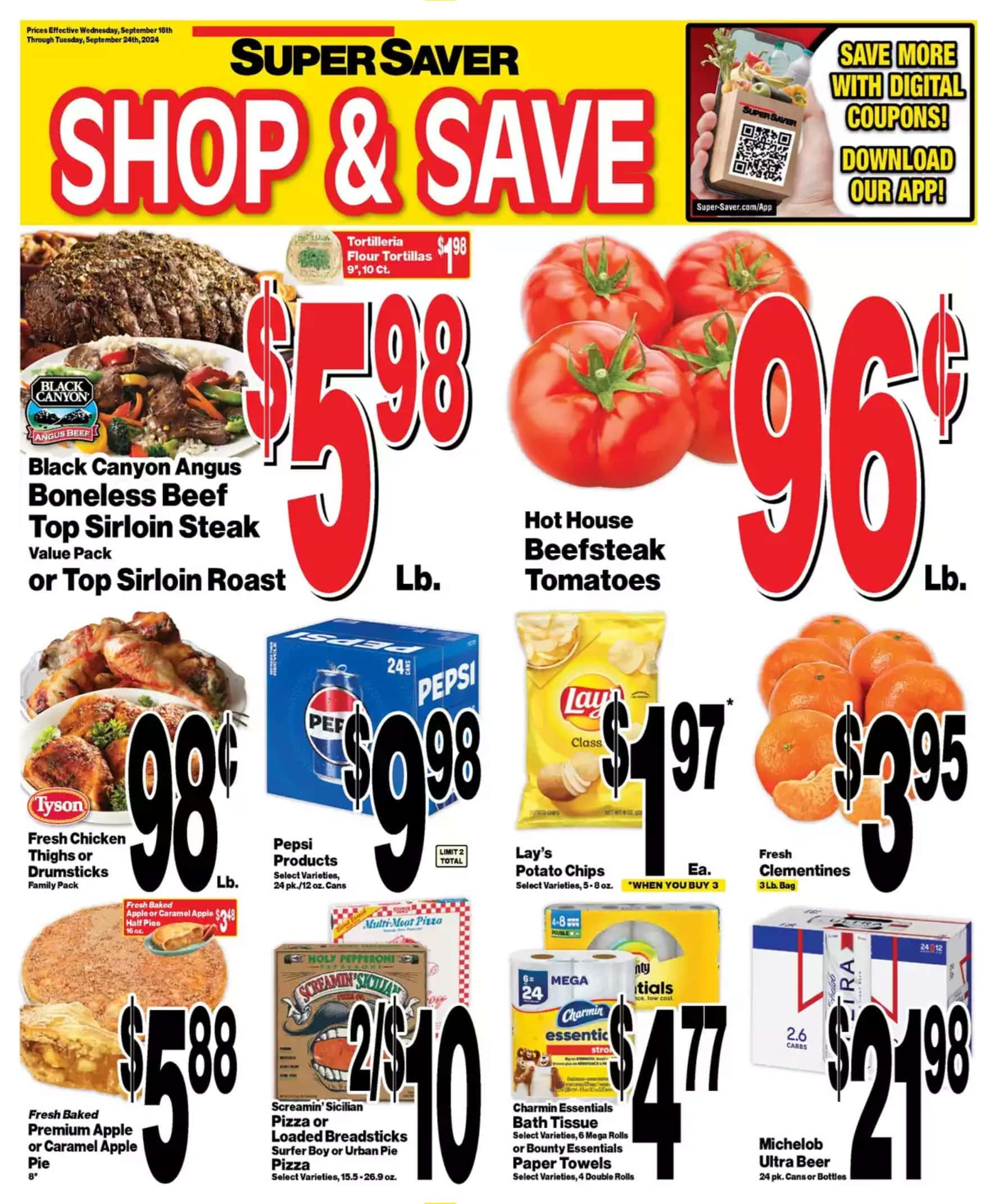 Super Saver Weekly Ad 9 18 24 - Page 1