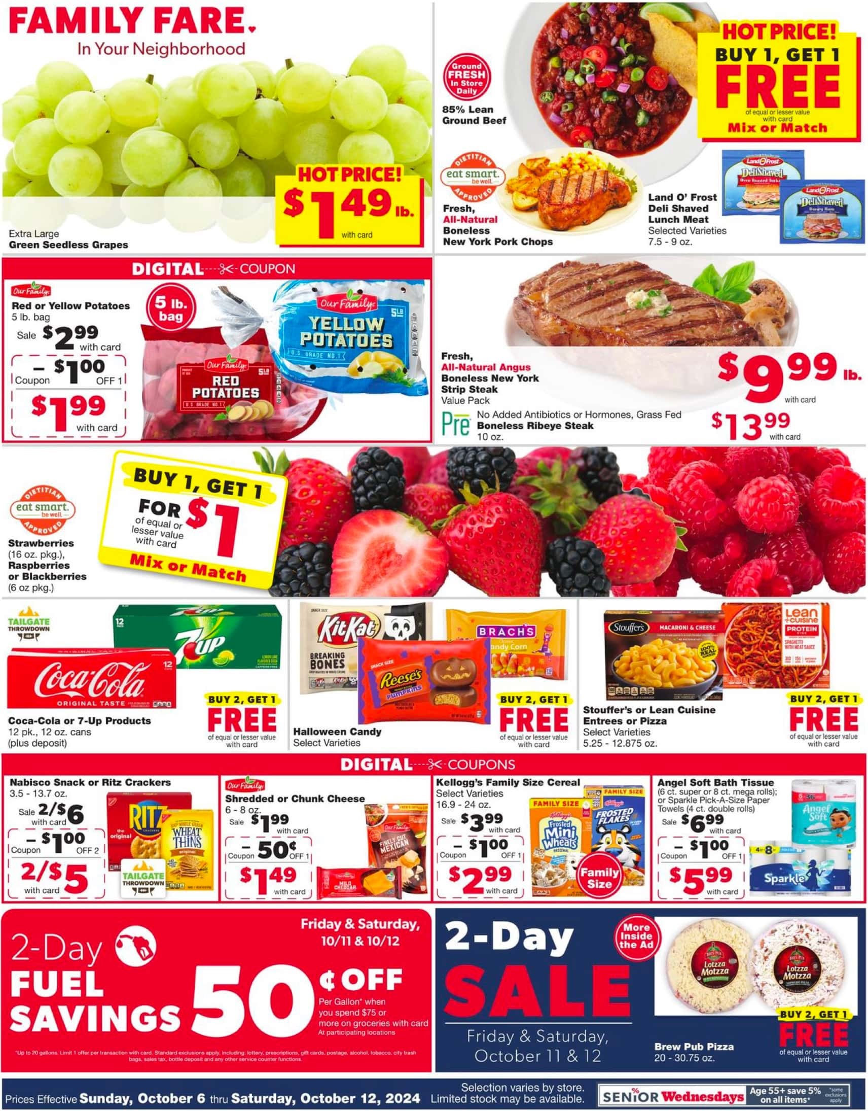 Family Fare Weekly Ad 10 6 24 - Page 1