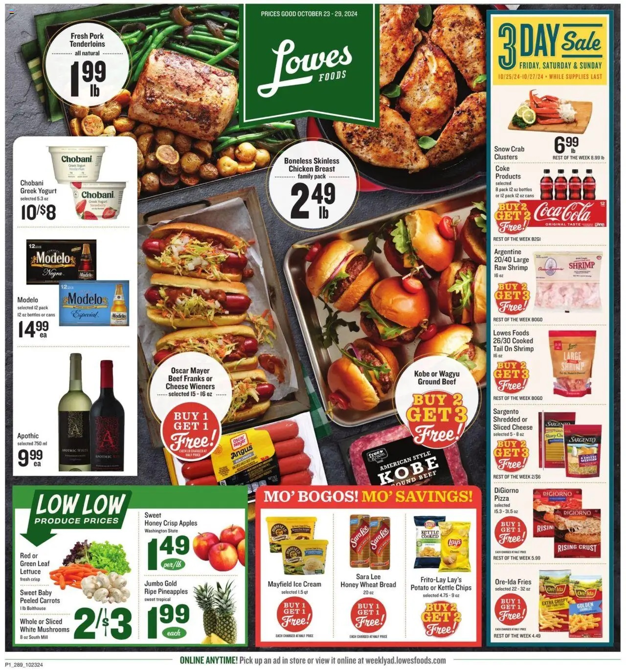 Lowes Foods Weekly Ad 10 23 24 - Page 1