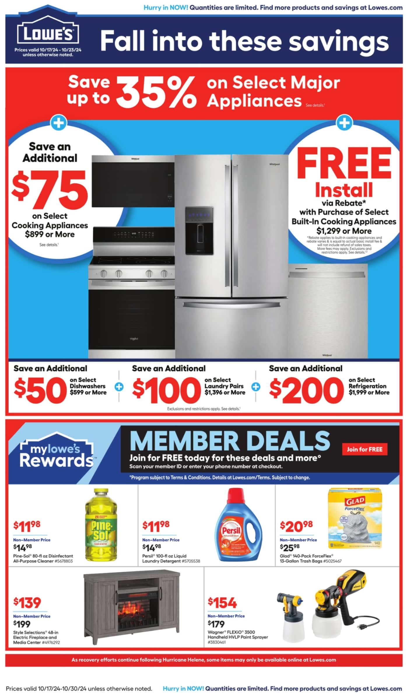 Lowe's Weekly Ad 10 17 24 - Page 1