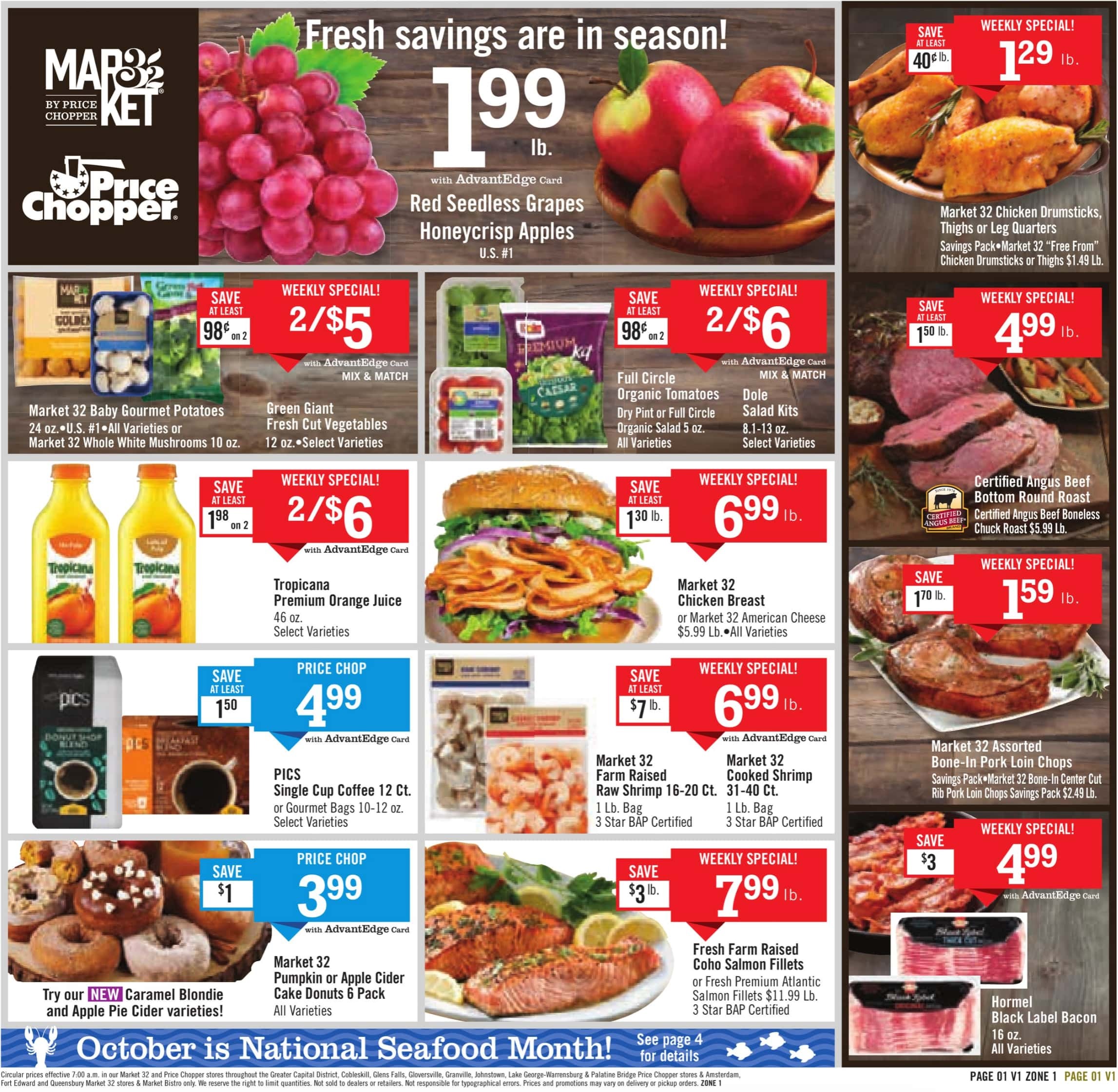 Price Chopper Flyer 10 20 24 - Page 1