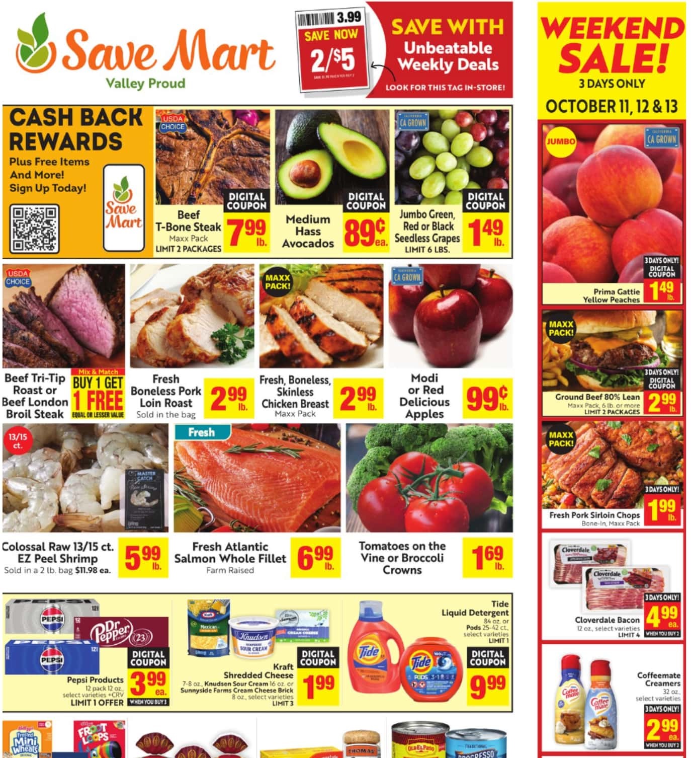 Save Mart Weekly Ad 10 9 24 - Page 1