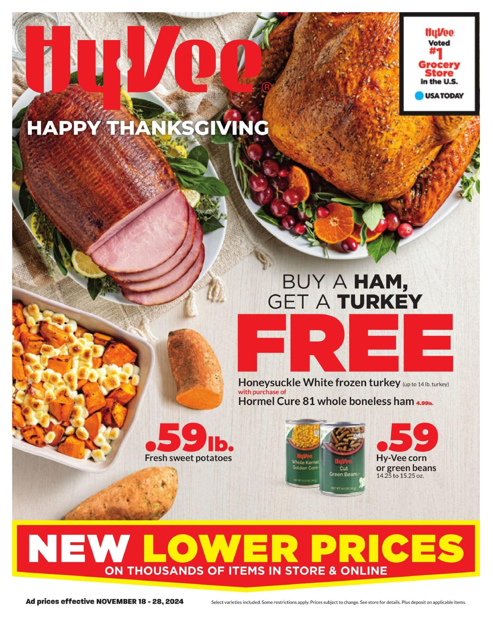 Hy Vee weekly ad 11 17 24 - Page 1