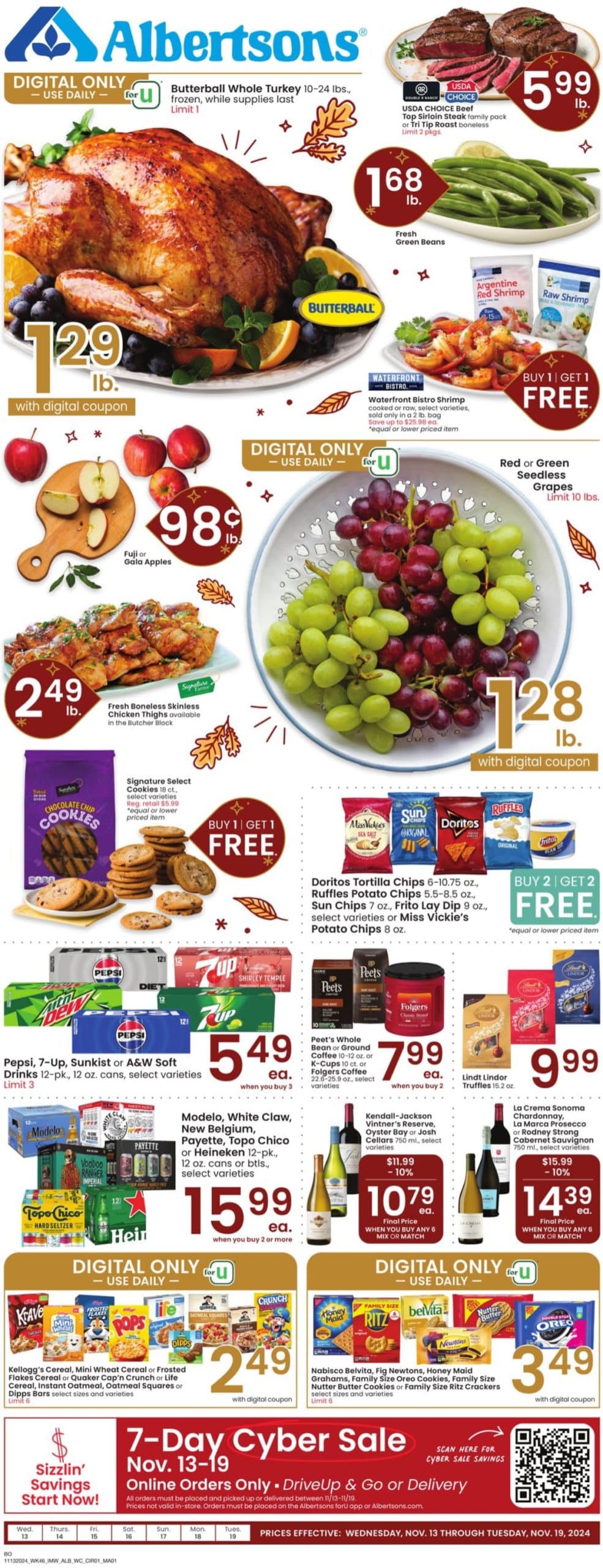 Albertsons Weekly Ad 11 13 24 - Page 1