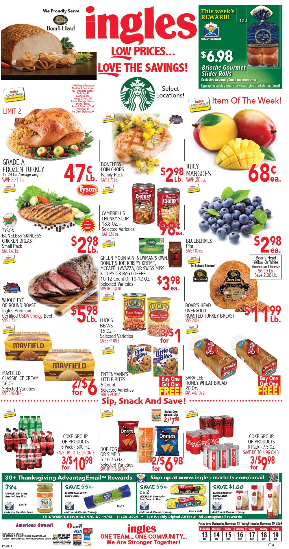 Ingles Weekly Ad 11 13 24 - Page 1