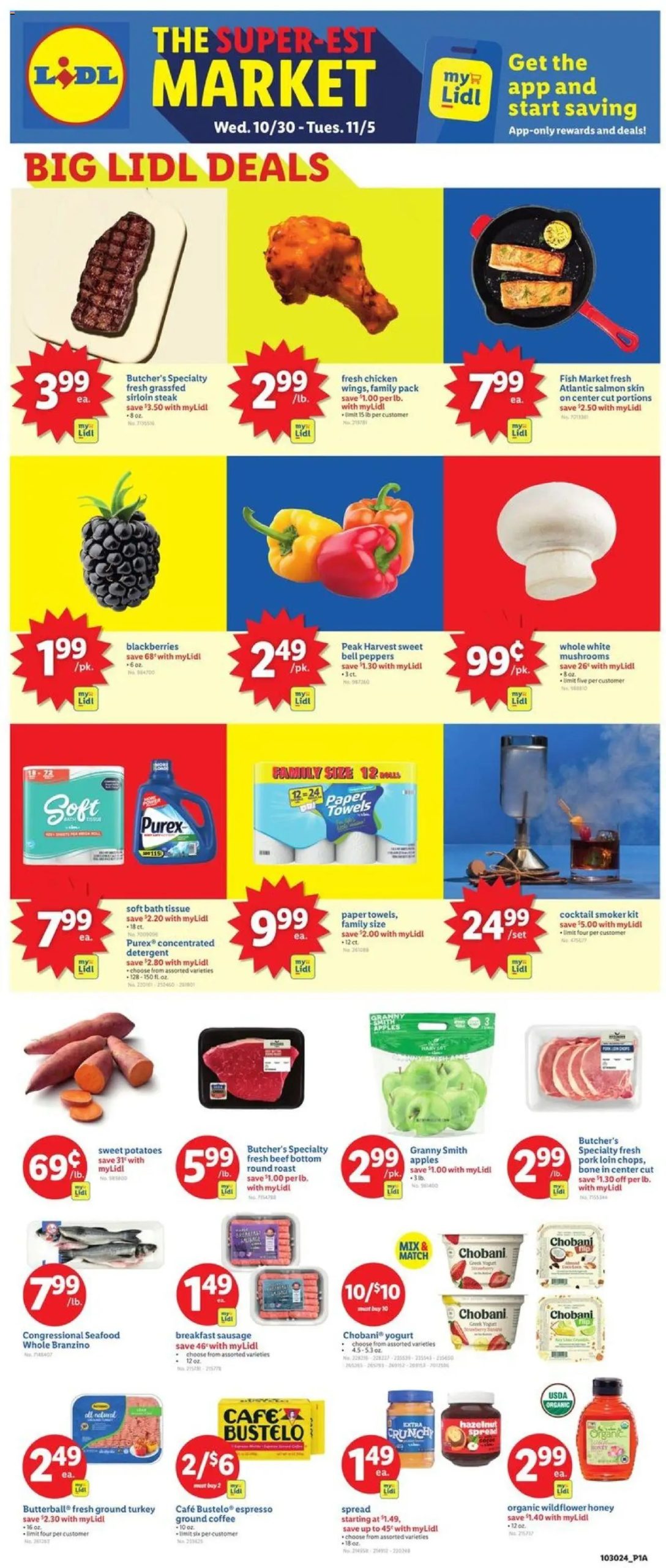 Lidl Weekly Ad 10 30 24 - Page 1