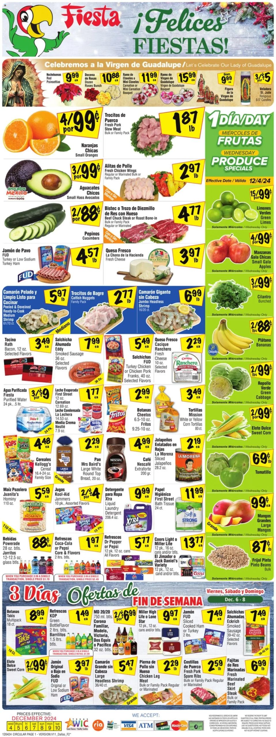 Fiesta Weekly Ad 12 4 24 - Page 1